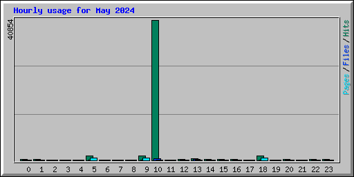 Hourly usage for May 2024