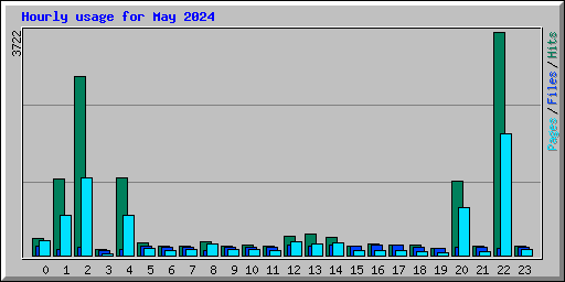 Hourly usage for May 2024