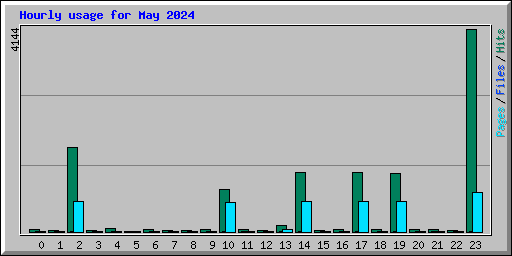 Hourly usage for May 2024