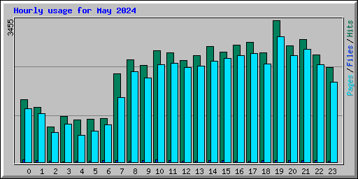 Hourly usage for May 2024